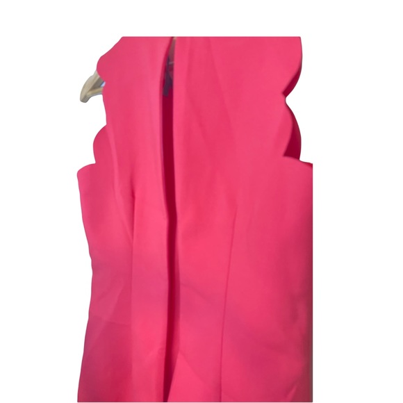 J. CREW - Poppy Orange, Scalloped armholes and hem-line, shift dress - Picture 9 of 15